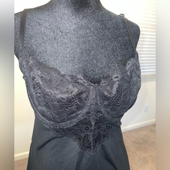 Victoria’s Secret Black Lace Sexy Dress with Built in Bra - Picture 3 of 8